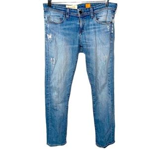 Anthropologie  Pilcro And the Letterpress  Distressed Ankle‎ Length Skinny 28